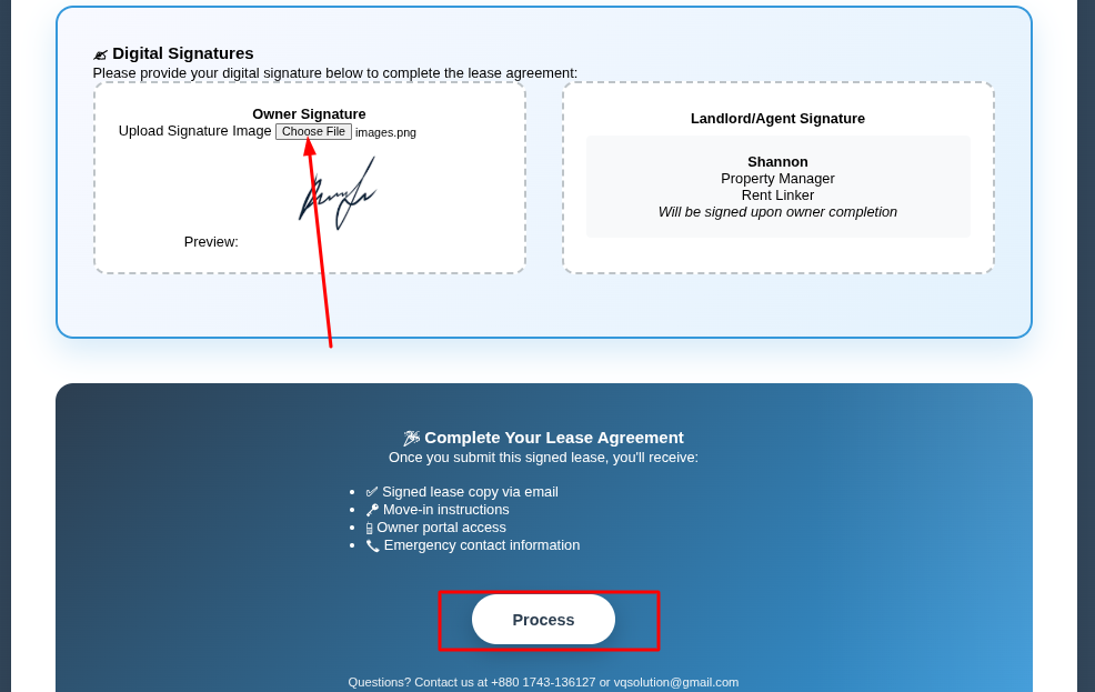Owner Account Create